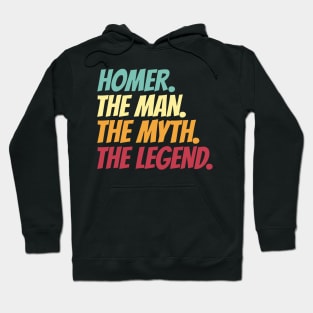 Homer The Man The Myth The Legend Hoodie